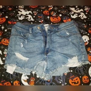 Pink Size 8 Jean Shorts